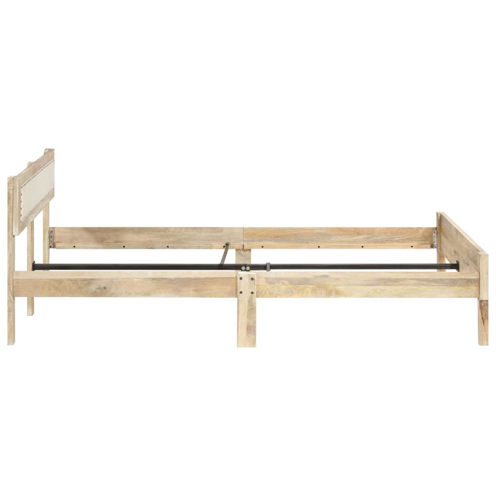 Bed Frame Solid Mango Wood - Bed Frames from vidaXL