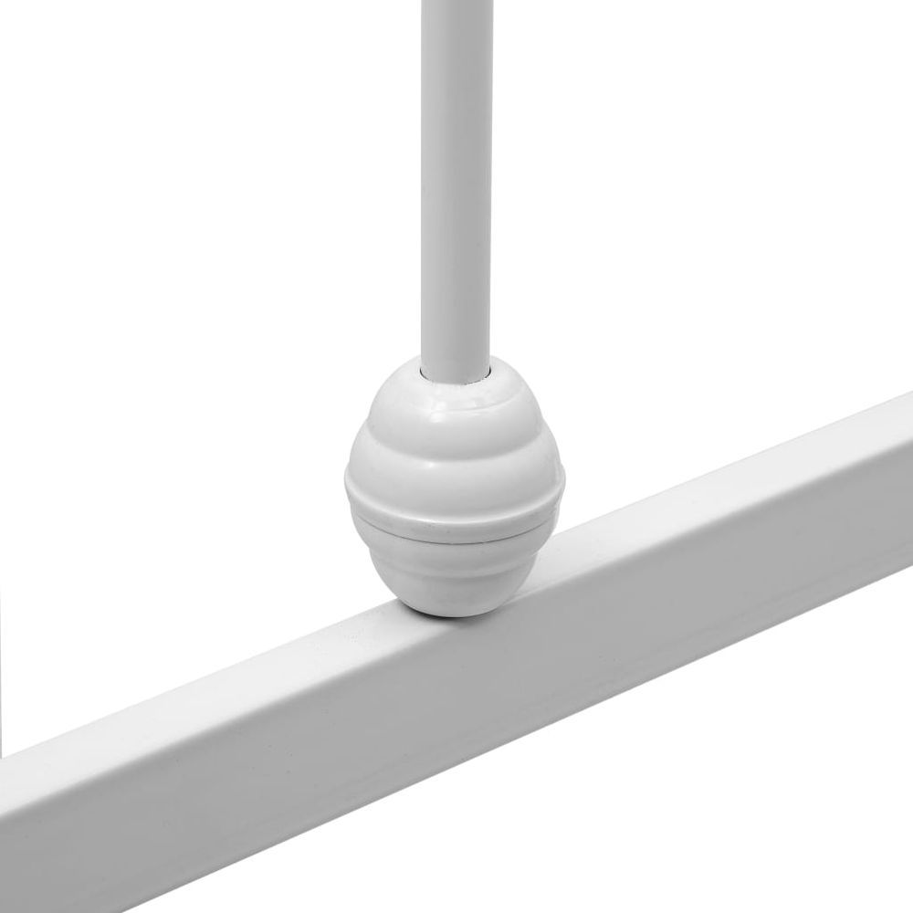 Bed Frame White Metal 90x200 cm vidaXL - Bed Frames from vidaXL