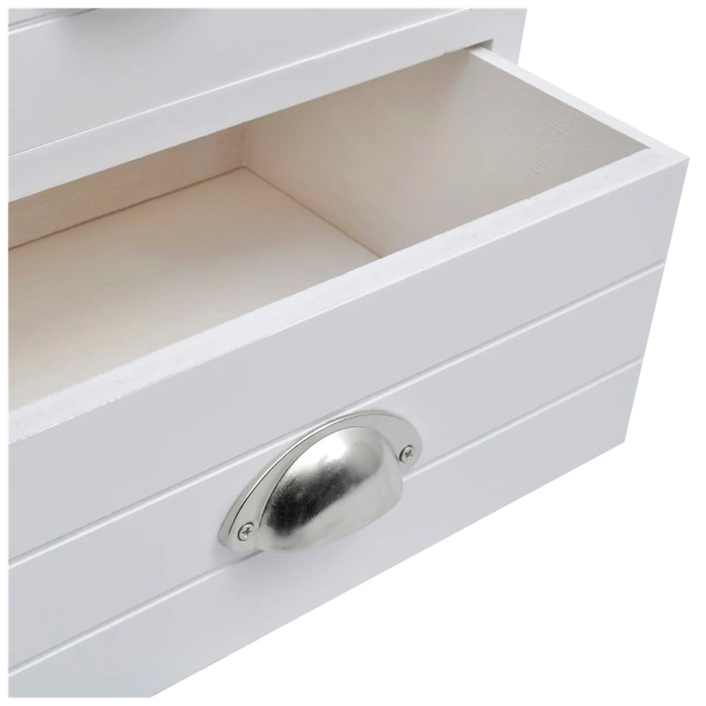 French Bedside Cabinet vidaXL White - Bedside Table from vidaXL