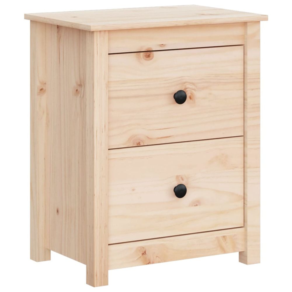 Bedside Cabinet 50x35x61.5 cm vidaXL Solid Wood Pine - Bedside Table from vidaXL