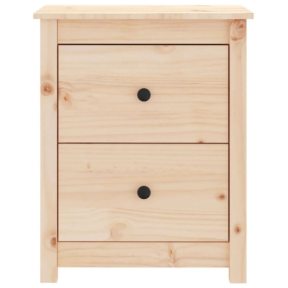 Bedside Cabinet 50x35x61.5 cm vidaXL Solid Wood Pine - Bedside Table from vidaXL