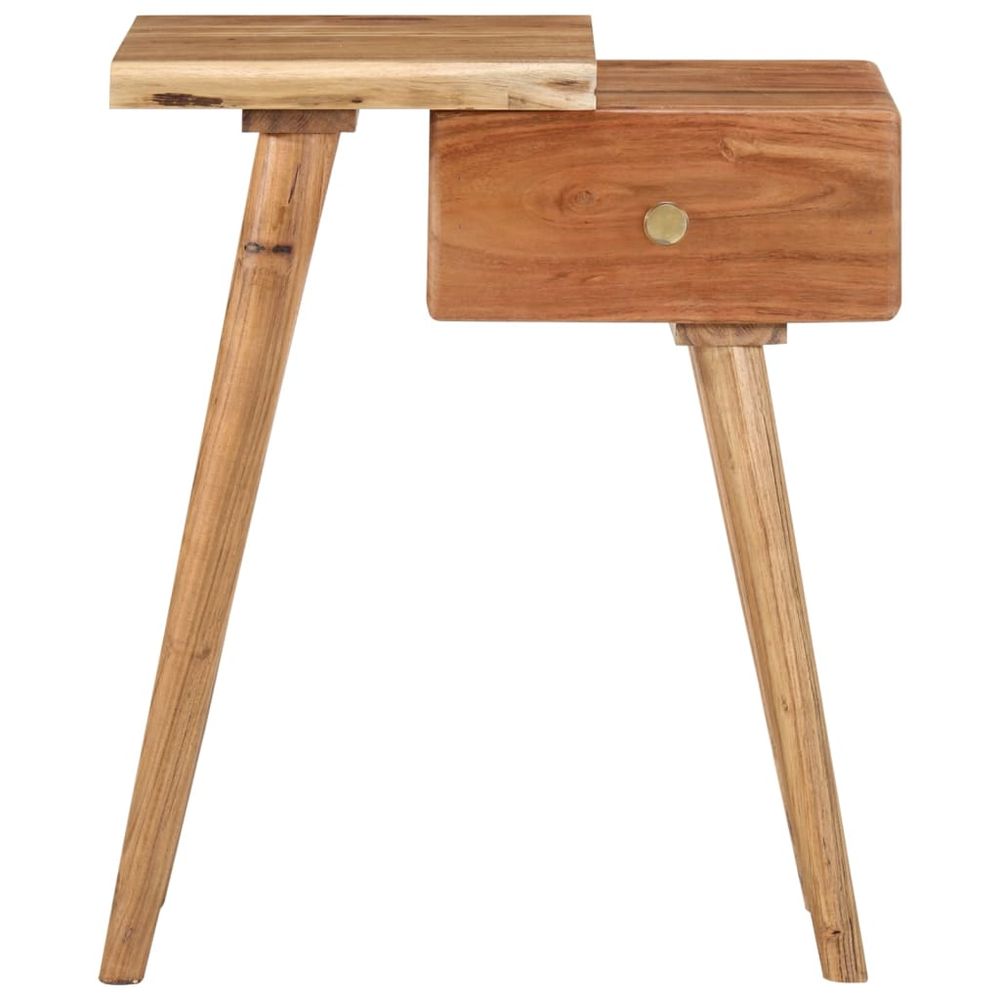 Bedside Table Solid Acacia Wood vidaXL 45x32x55 cm - Bedside Table from vidaXL