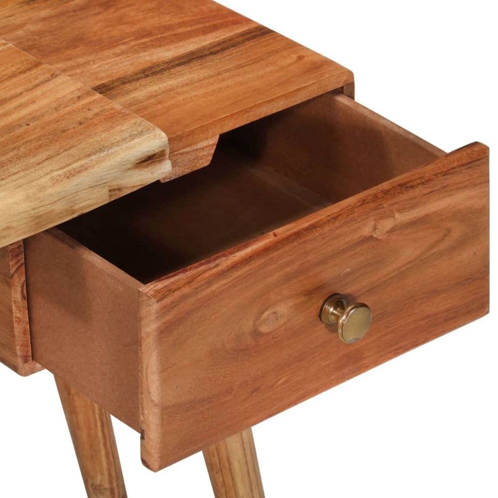 Bedside Table Solid Acacia Wood vidaXL 45x32x55 cm - Bedside Table from vidaXL