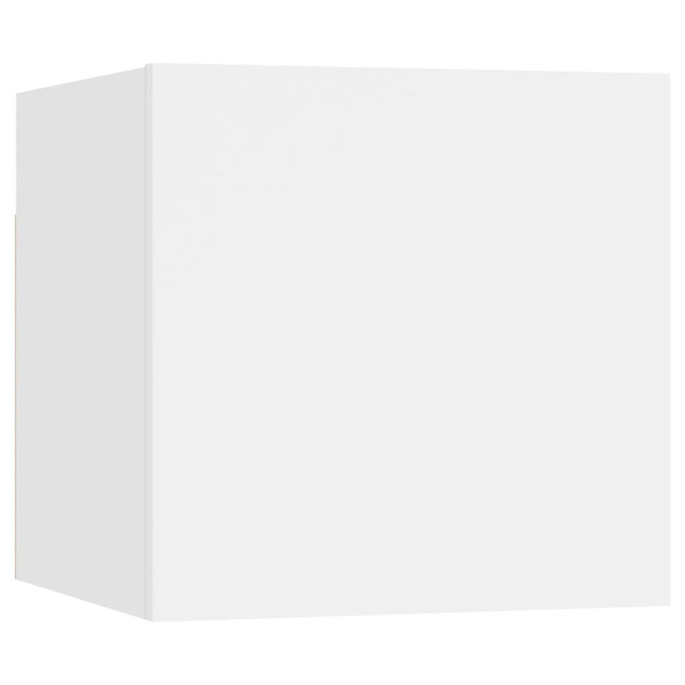 Bedside Cabinet White 30.5x30x30 cm vidaXL Engineered Wood - Bedside Table from vidaXL