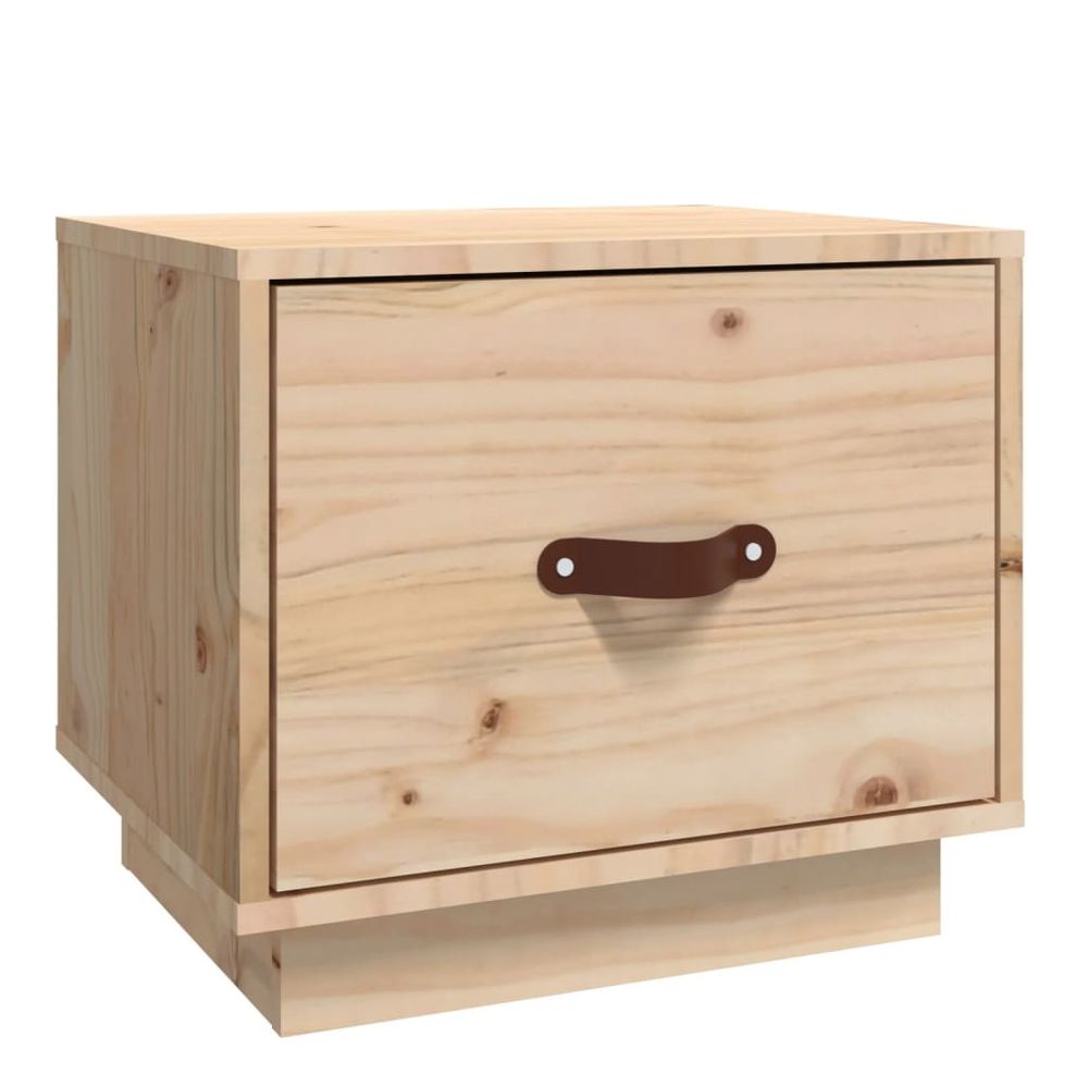 Bedside Cabinet 40x34x35 cm vidaXL Solid Wood Pine - Bedside Table from vidaXL