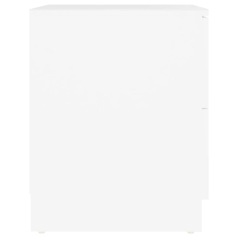 Bedside Cabinet White 40x40x50 cm vidaXL Engineered Wood - Bedside Table from vidaXL