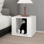 Bedside Table White 41x40x36 cm vidaXL Engineered Wood by vidaXL