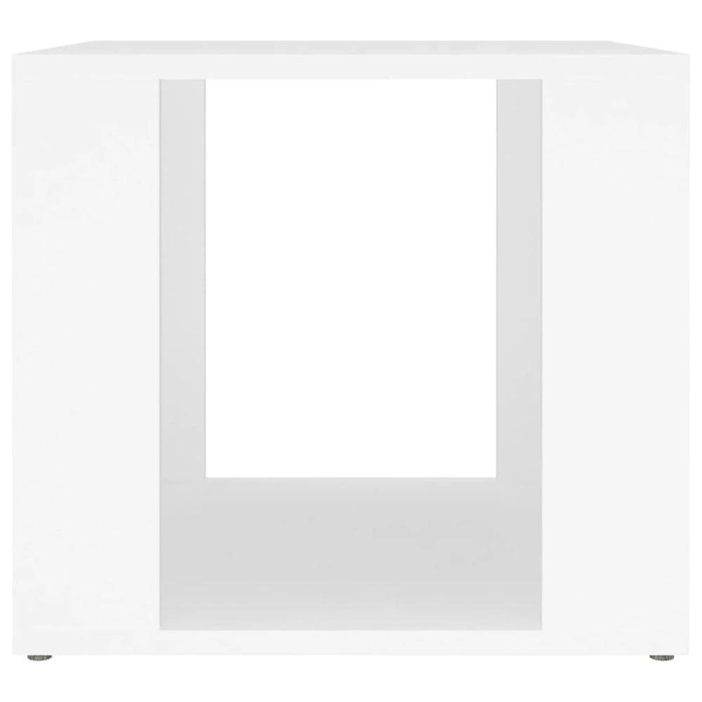 Bedside Table White 41x40x36 cm vidaXL Engineered Wood by vidaXL