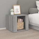Bedside Table White 41x40x36 cm vidaXL Engineered Wood by vidaXL