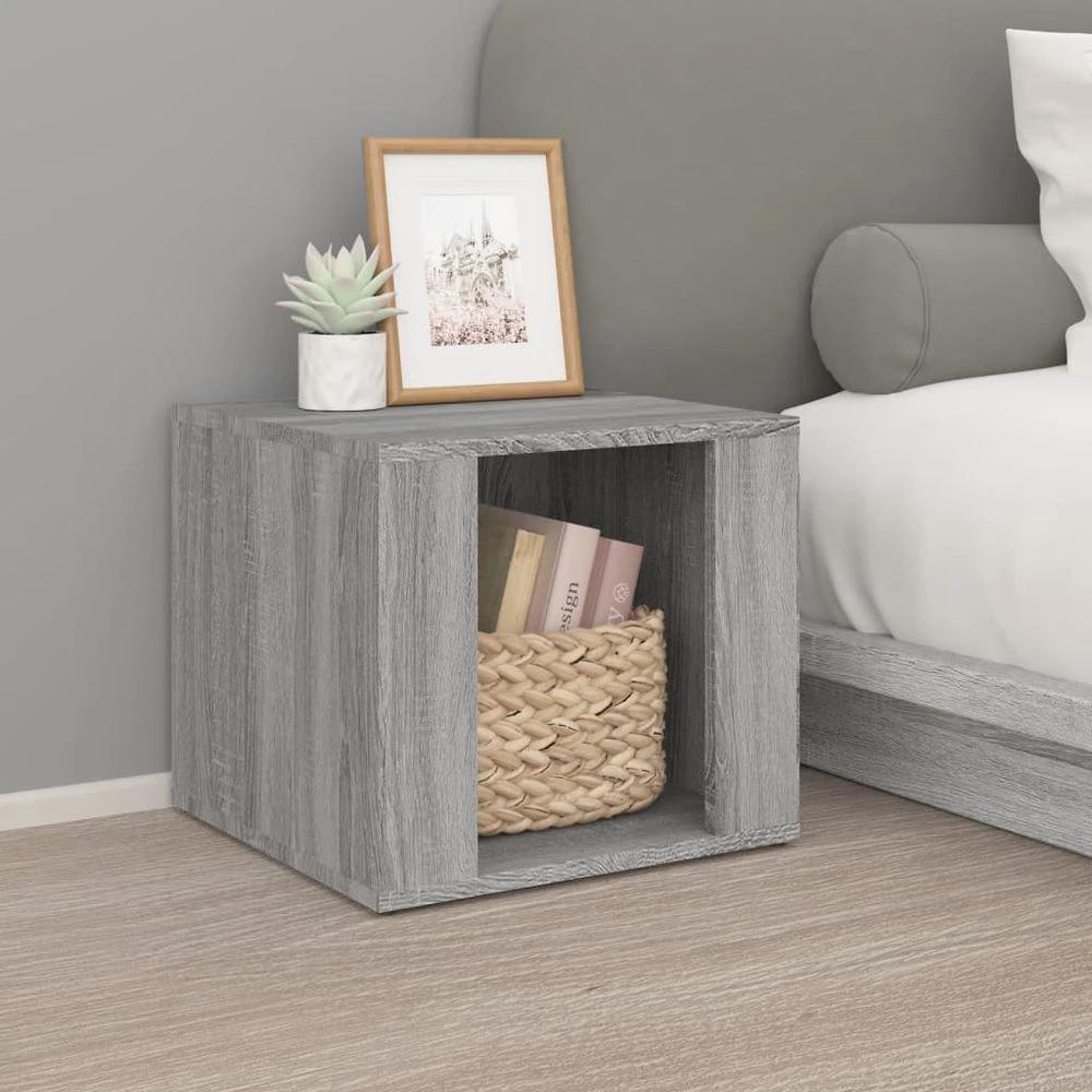 Bedside Table White 41x40x36 cm vidaXL Engineered Wood by vidaXL