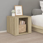 Bedside Table White 41x40x36 cm vidaXL Engineered Wood by vidaXL