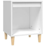 Bedside Cabinet White 40x35x50 cm vidaXL Engineered Wood by vidaXL