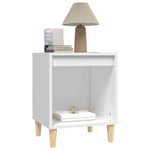 Bedside Cabinet White 40x35x50 cm vidaXL Engineered Wood by vidaXL