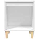 Bedside Cabinet White 40x35x50 cm vidaXL Engineered Wood by vidaXL