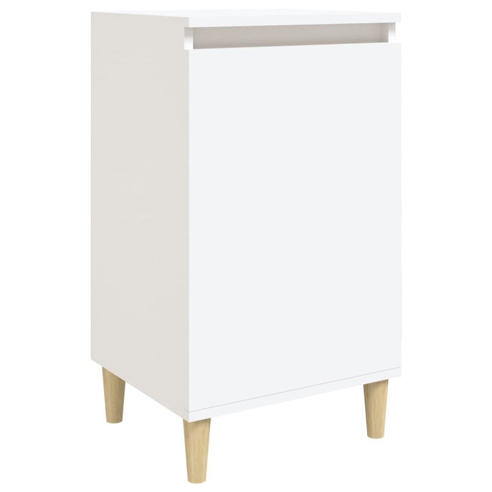 Bedside Cabinet White 40x35x70 cm vidaXL Engineered Wood - Bedside Table from vidaXL