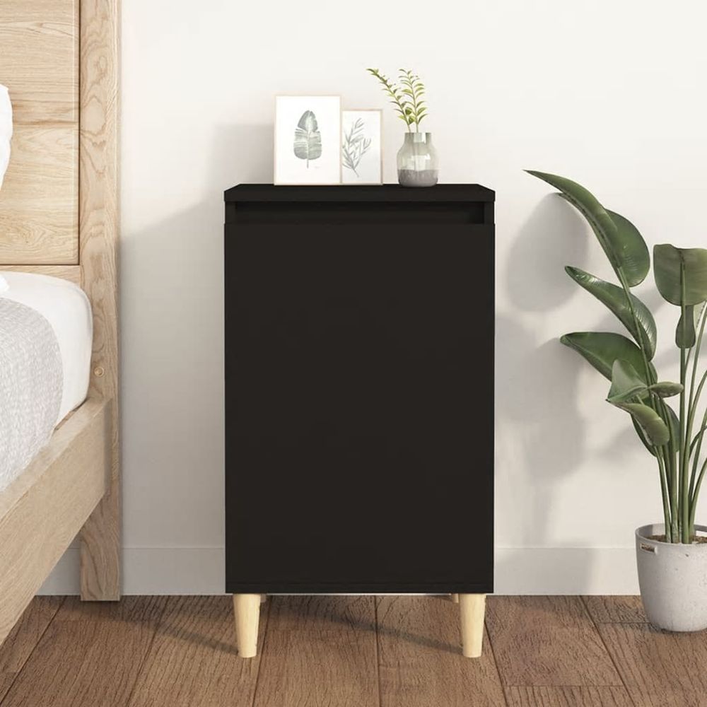 Bedside Cabinet White 40x35x70 cm vidaXL Engineered Wood - Bedside Table from vidaXL