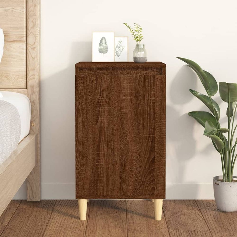 Bedside Cabinet White 40x35x70 cm vidaXL Engineered Wood - Bedside Table from vidaXL
