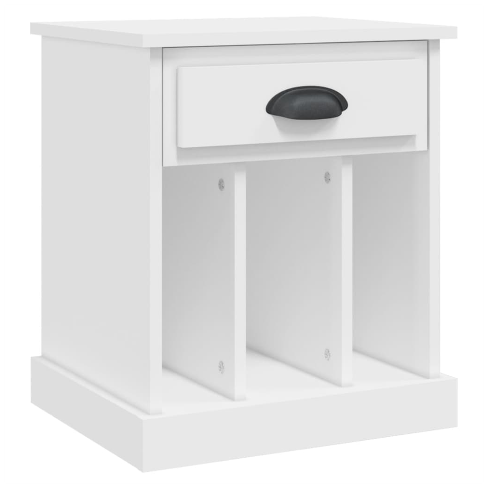 Bedside Cabinet White 43x36x50 cm vidaXL - Bedside Table from vidaXL