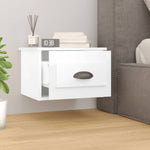 Wall-mounted Bedside Cabinet White 41.5x36x28cm - Bedside Table from vidaXL