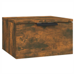 Wall-mounted Bedside Cabinet Smoked Oak 34x30x20 cm by vidaXL