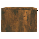 Wall-mounted Bedside Cabinet Smoked Oak 34x30x20 cm by vidaXL