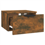 Wall-mounted Bedside Cabinet Smoked Oak 34x30x20 cm by vidaXL