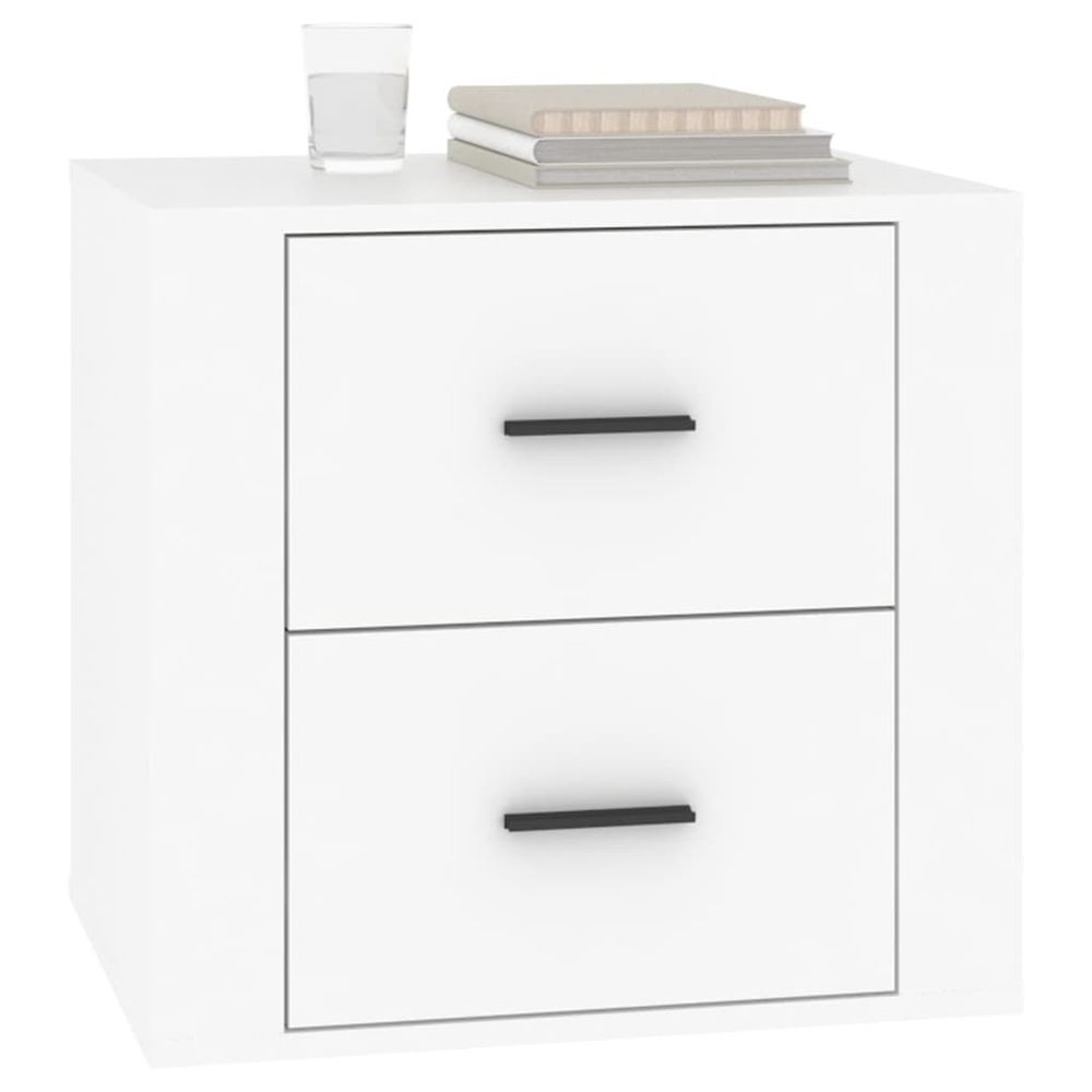 Bedside Cabinet White 50x39x47 cm vidaXL - Bedside Table from vidaXL