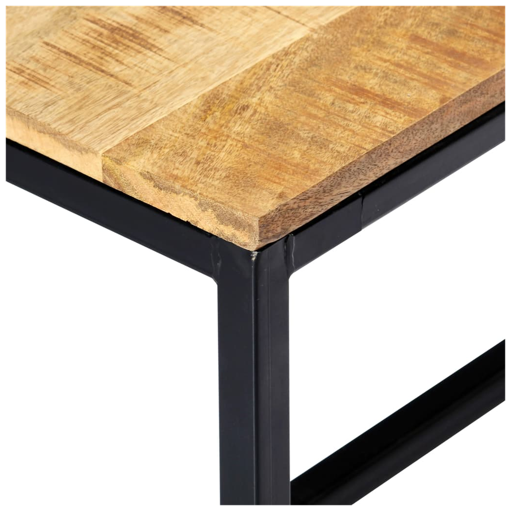 Dining Bench 120 cm vidaXL Solid Rough Mango Wood - Bench from vidaXL