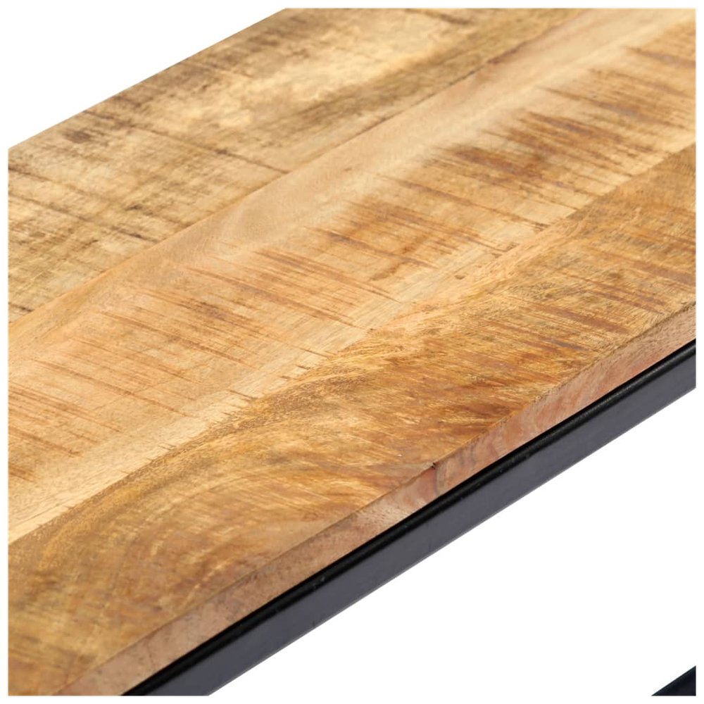 Dining Bench 120 cm vidaXL Solid Rough Mango Wood - Bench from vidaXL