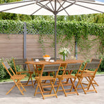 vidaXL Bistro Chairs 2 pcs Black Solid Wood Acacia and Polypropylene - Bistro Sets from vidaXL