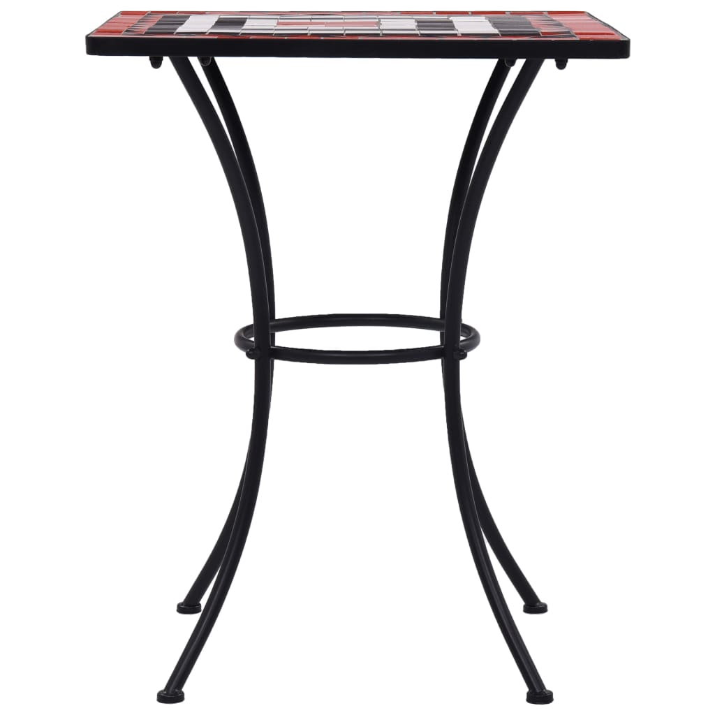 vidaXL Mosaic Bistro Table Terracotta 60 cm Ceramic - Bistro Sets from vidaXL