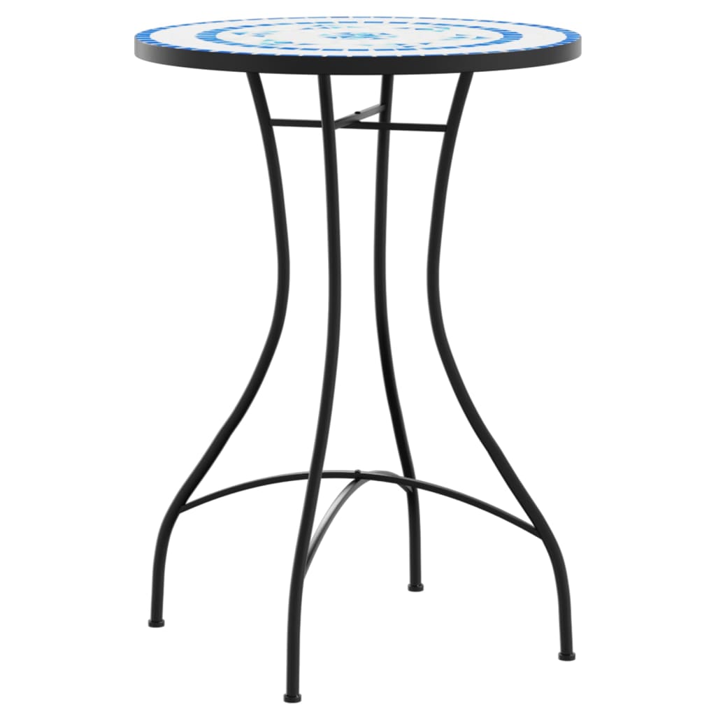 vidaXL Mosaic Bistro Table Terracotta 60 cm Ceramic - Bistro Sets from vidaXL