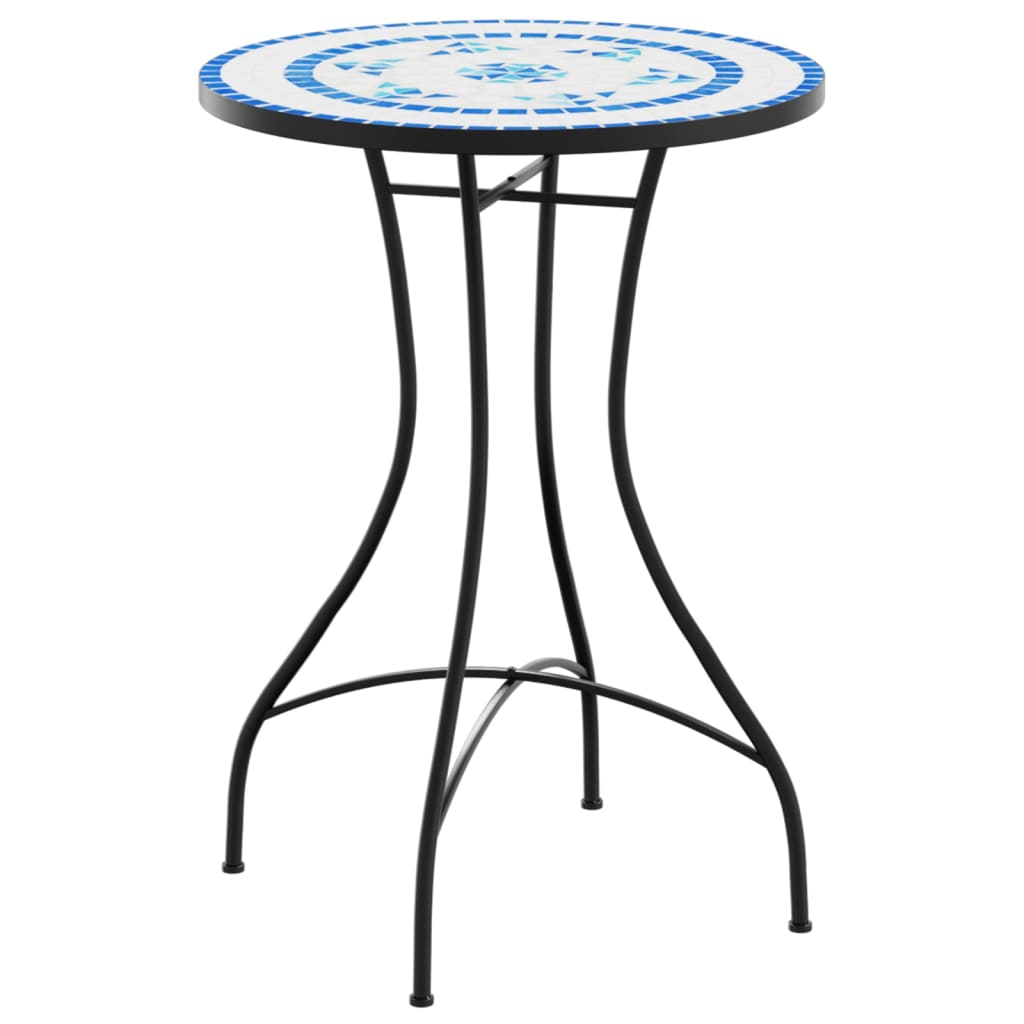 vidaXL Mosaic Bistro Table Terracotta 60 cm Ceramic - Bistro Sets from vidaXL
