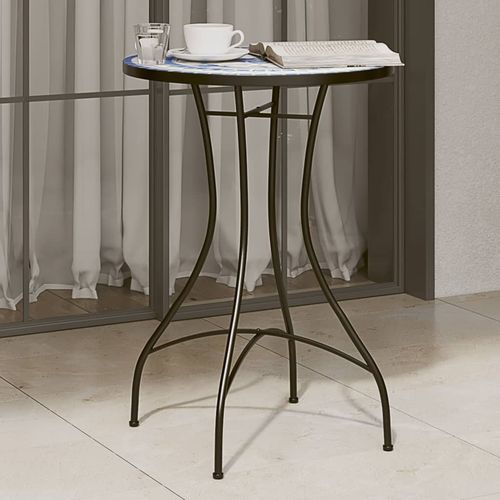 vidaXL Mosaic Bistro Table Terracotta 60 cm Ceramic - Bistro Sets from vidaXL