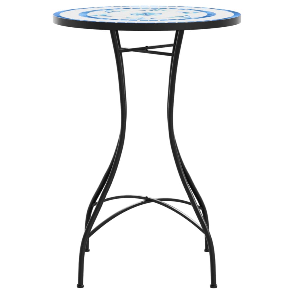 vidaXL Mosaic Bistro Table Terracotta 60 cm Ceramic - Bistro Sets from vidaXL