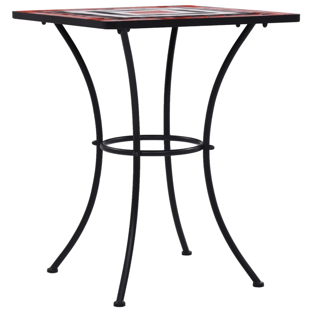 vidaXL Mosaic Bistro Table Terracotta 60 cm Ceramic - Bistro Sets from vidaXL