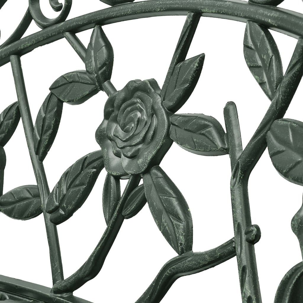 vidaXL Bistro Bench 100cm Bronze Cast Aluminium - Bistro Sets from vidaXL