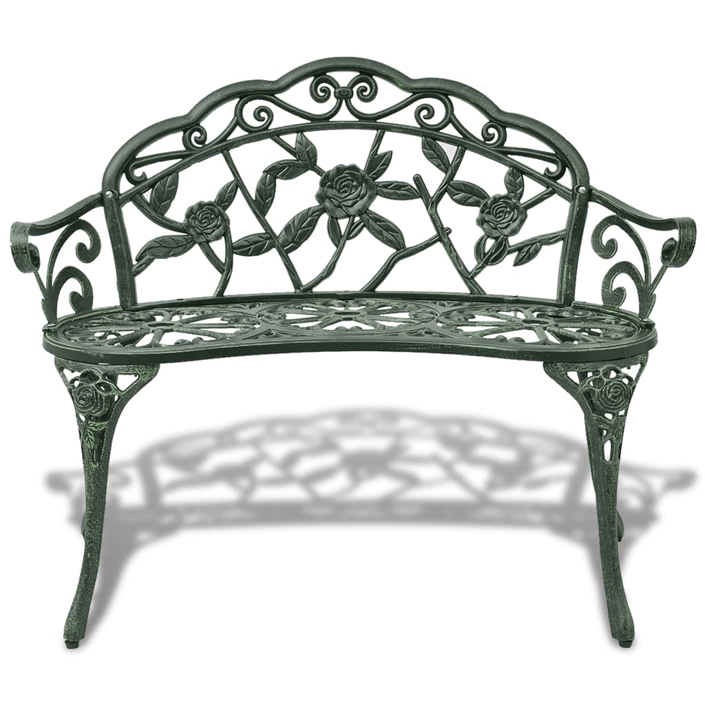 vidaXL Bistro Bench 100cm Bronze Cast Aluminium - Bistro Sets from vidaXL