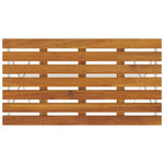 vidaXL Folding Bistro Table 100x54x71 cm Solid Wood Acacia and Steel - Bistro Sets from vidaXL