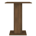 vidaXL Bistro Table Smoked Oak 60x60x75 cm Engineered Wood - Bistro Sets from vidaXL