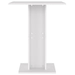 vidaXL Bistro Table Smoked Oak 60x60x75 cm Engineered Wood - Bistro Sets from vidaXL