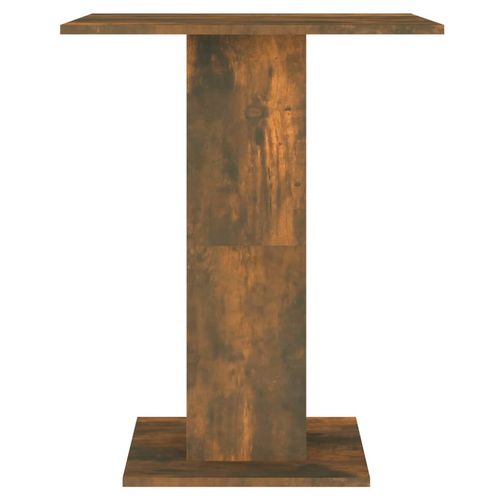 vidaXL Bistro Table Smoked Oak 60x60x75 cm Engineered Wood - Bistro Sets from vidaXL