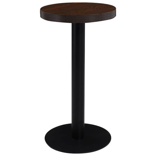 vidaXL Bistro Table Light Brown 40 cm MDF - Bistro Sets from vidaXL