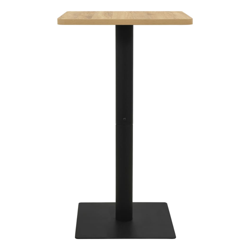 vidaXL Bistro Table Oak Colour 70x70x107 cm - Bistro Sets from vidaXL
