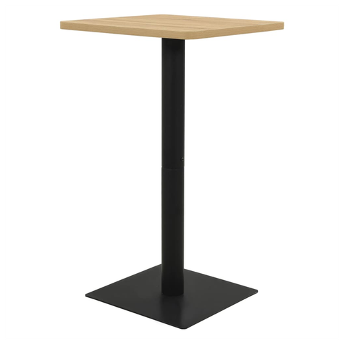 vidaXL Bistro Table Oak Colour 70x70x107 cm - Bistro Sets from vidaXL