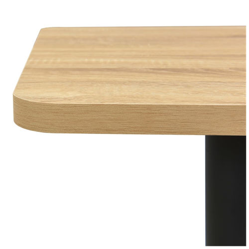 vidaXL Bistro Table Oak Colour 70x70x107 cm - Bistro Sets from vidaXL