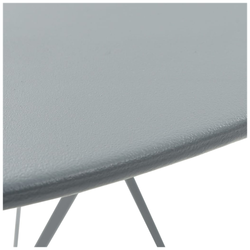 vidaXL 3 Piece Bistro Set Steel Grey - Bistro Sets from vidaXL