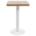 vidaXL Bistro Table Light Brown 50x50 cm MDF - Bistro Sets from vidaXL