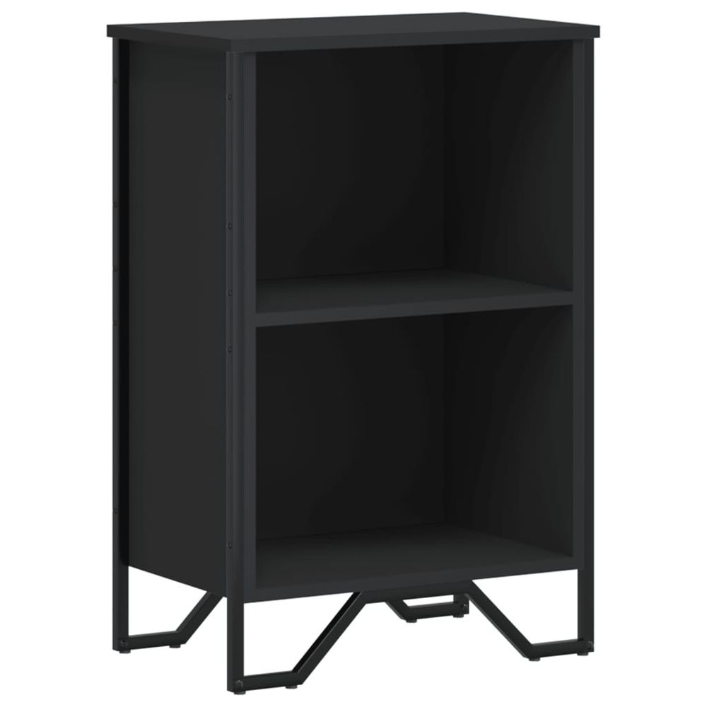 Bookcase Black 50x31x74.5 cm vidaXL Engineered Wood - Bookcase from vidaXL