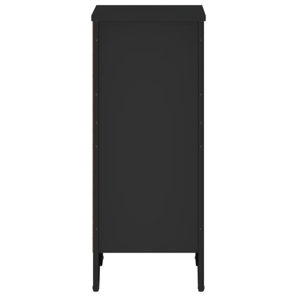 Bookcase Black 50x31x74.5 cm vidaXL Engineered Wood - Bookcase from vidaXL